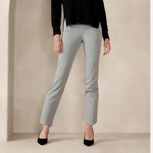 Banana Republic High Rise Sloan Slim Ankle Pant 8 Light Gray